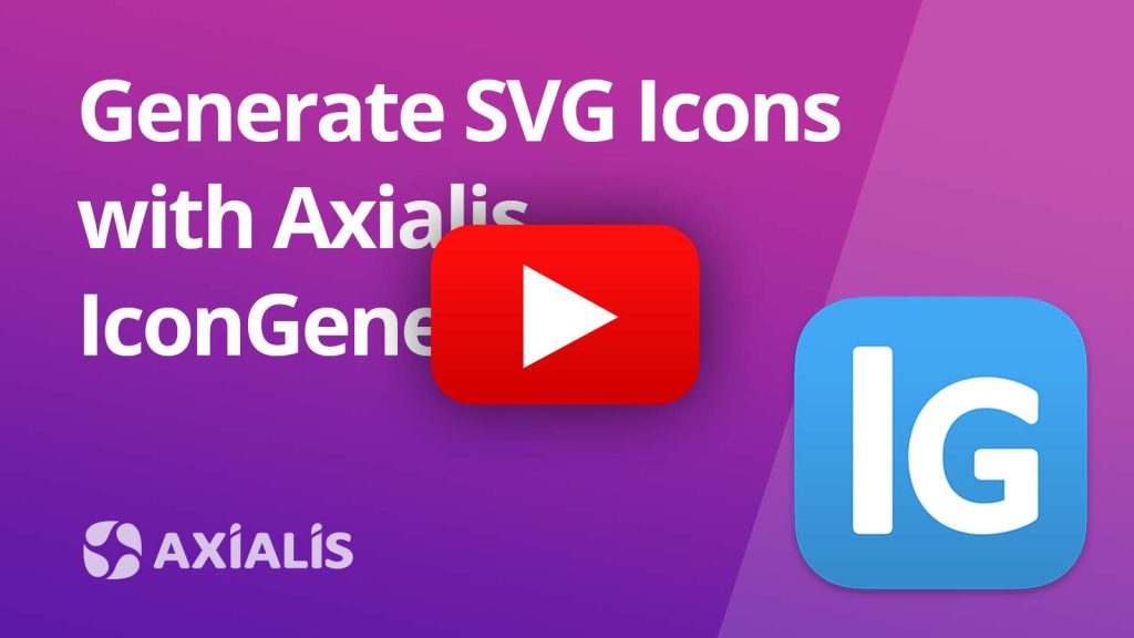 Learn how to generate SVG Icons with Axialis IconGenerator