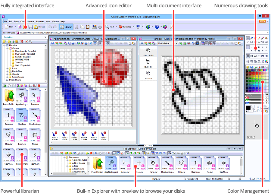 Axialis Software - CursorWorkshop