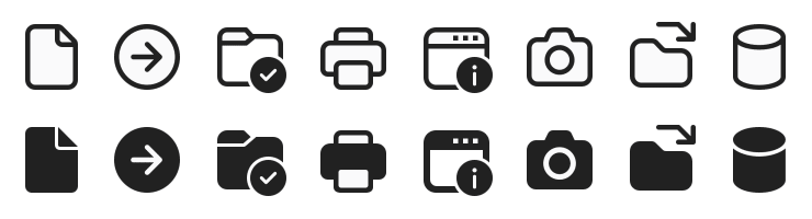 Axialis Fluent System Icons