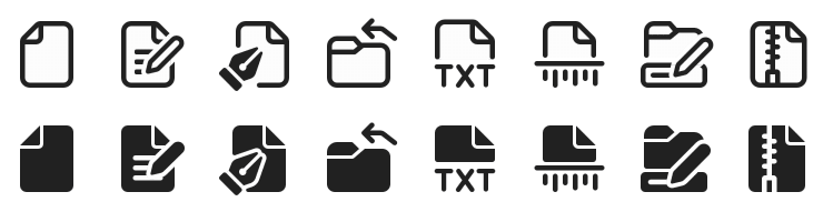Axialis Fluent System Icons