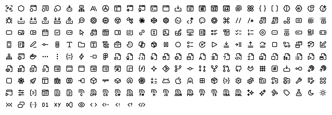 All 228 Axialis Line Pro Development icons