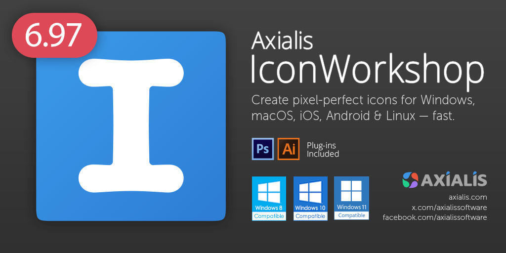 ICO and ICNS Icon Editor for Windows and Mac Apps | Axialis
