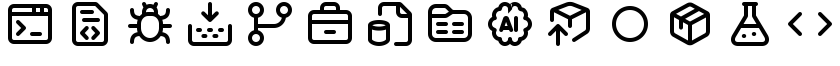 14 examples from the 228-icon Development set