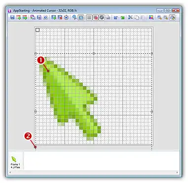 Create attractive cursors using image objects